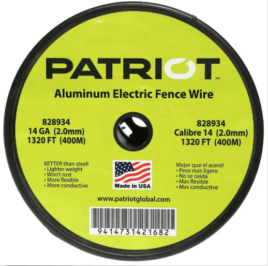 Gallagher Fence Wire Aluminum 14ga 1/4M